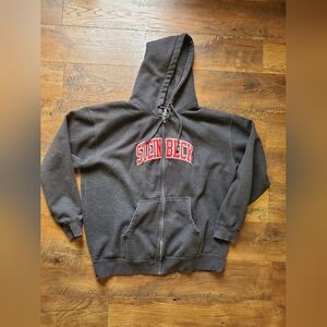 STEINBECK hooded zip up sweater Size XL